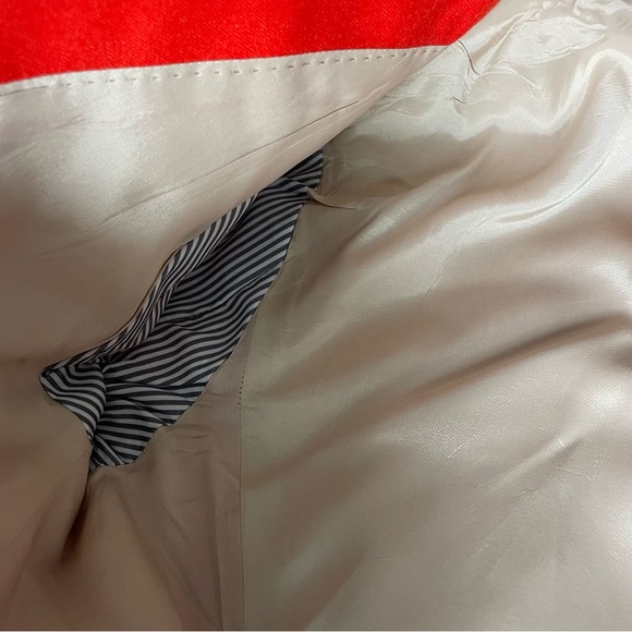 J.Crew Original Schoolboy Blazer Color Orange Size 8 - Picture 6 of 9